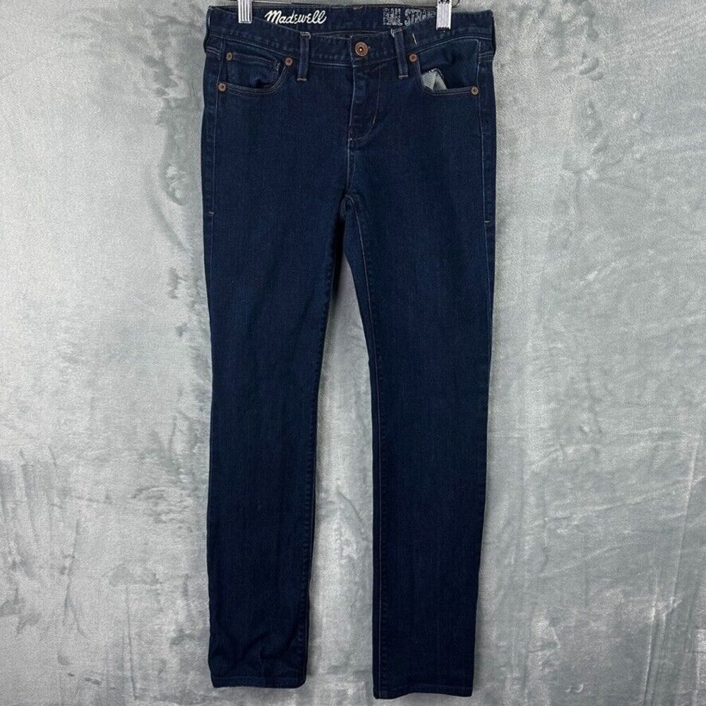 Madewell Jeans Womens 26X34 Blue Rail Straight Dark Wash Denim